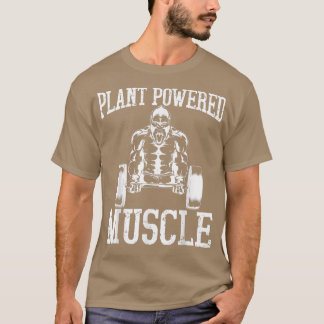 Camiseta Vegan Power Bodybuilding Vegetarian Weliftter