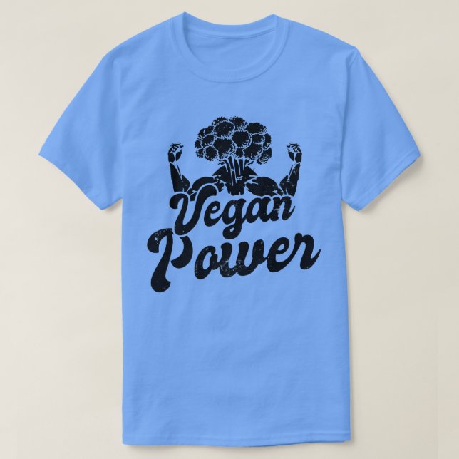 Camiseta Vegan Power Design Vegetarian Workout (Frente do Design)