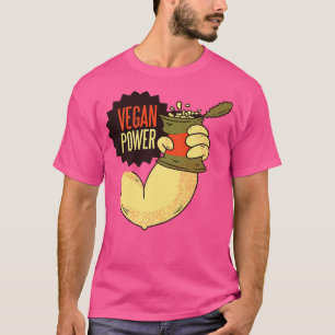 Camiseta Vegan Power Vegan Vegetarian Gifts Spinach Tin Man