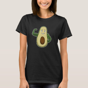 Camiseta Vegan Power Vegetarian Avocado Bodbuilding