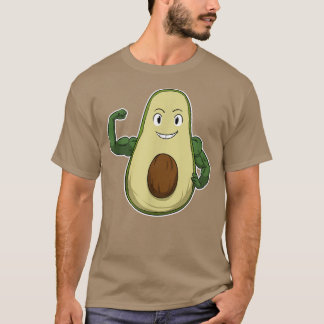 Camiseta Vegan Power Vegetarian Avocado Bodbuilding
