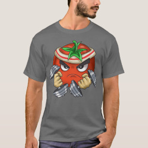 Camiseta Vegan Power Vegetarian Tomato Bodybuilding W