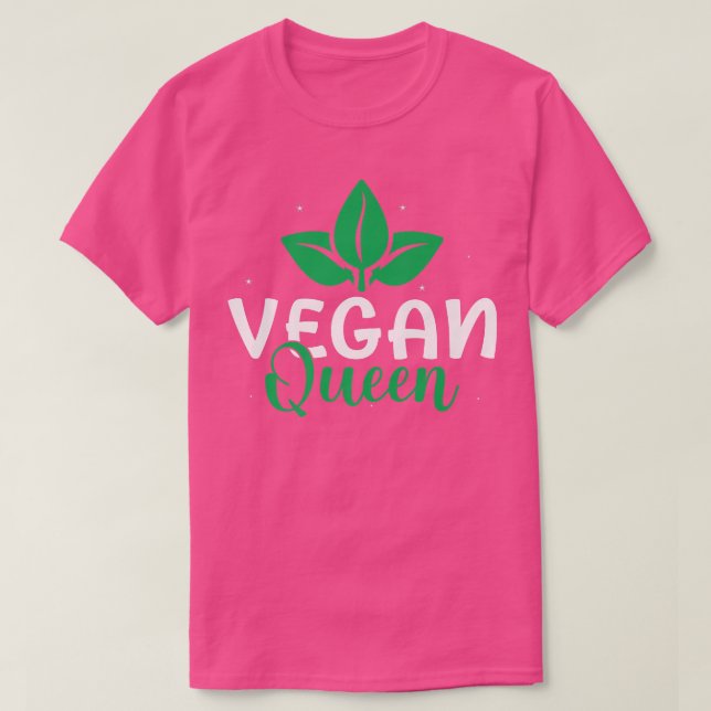 Camiseta Vegan Queen Protein Vegetarian Vegan Activism  (Frente do Design)