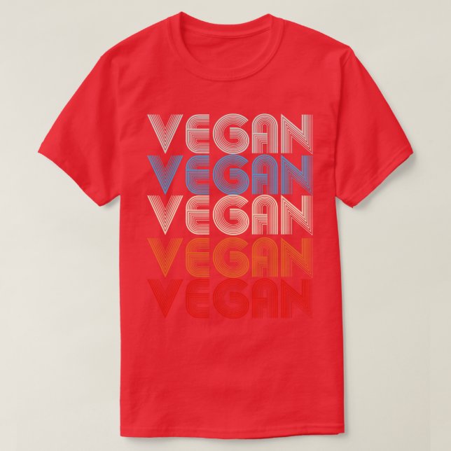 Camiseta Vegan Retro (Frente do Design)