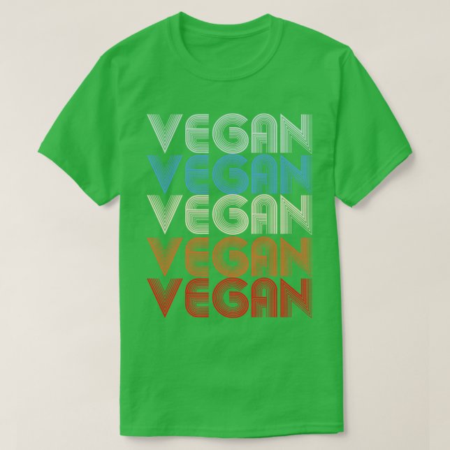 Camiseta Vegan Retro (Frente do Design)