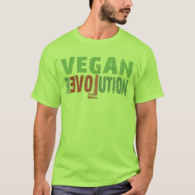 Camiseta VEGAN rEVOLution -. - (Frente)
