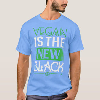 Camiseta Vegan Saying Vegan Is The New Black Nutrition Vege
