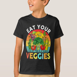 Camiseta Vegan Shirt Kids Toddler Boys Comem O Veg