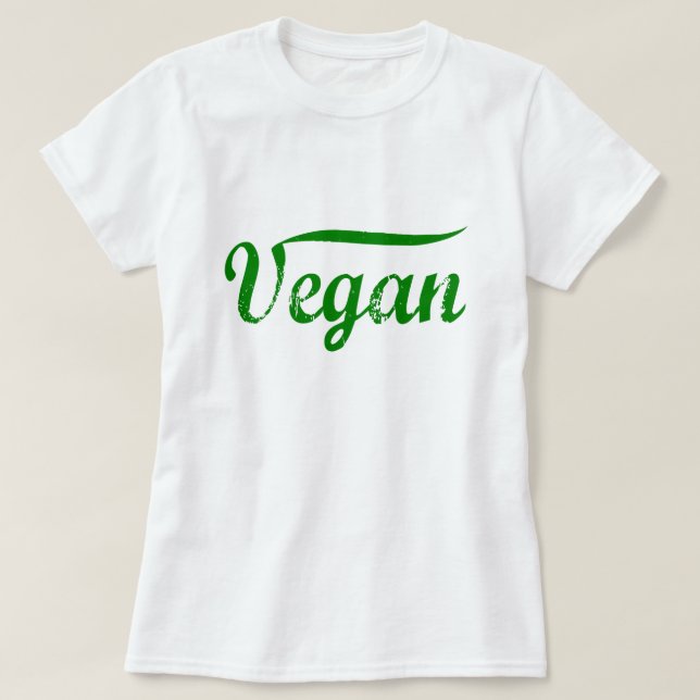 Camiseta Vegan T-Shirt (Frente do Design)