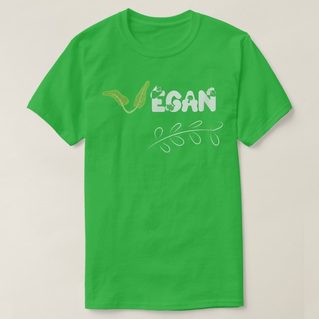 Camiseta Vegan T-Shirt (Frente do Design)