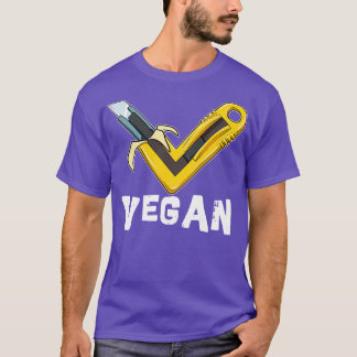 Camiseta Vegan T Veggie Banana Knife s and Gifts