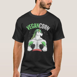 Camiseta Vegan Unicorn Vegetal Vegetariano