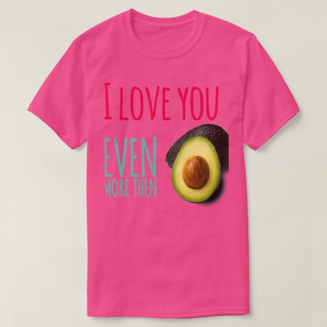 Camiseta Vegan Valentinex27s Dia Avocado Lover Avocado (Frente do Design)