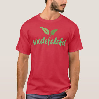 Camiseta Vegan Vegan Segurança Animal Vegetariana Falafel