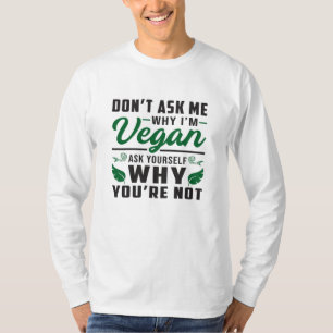Camiseta Vegan Vegans Animal Rights Veggie Gift Idea