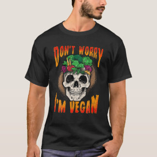 Camiseta Vegan Vegetable Gardener Engraçado Não se preocupe