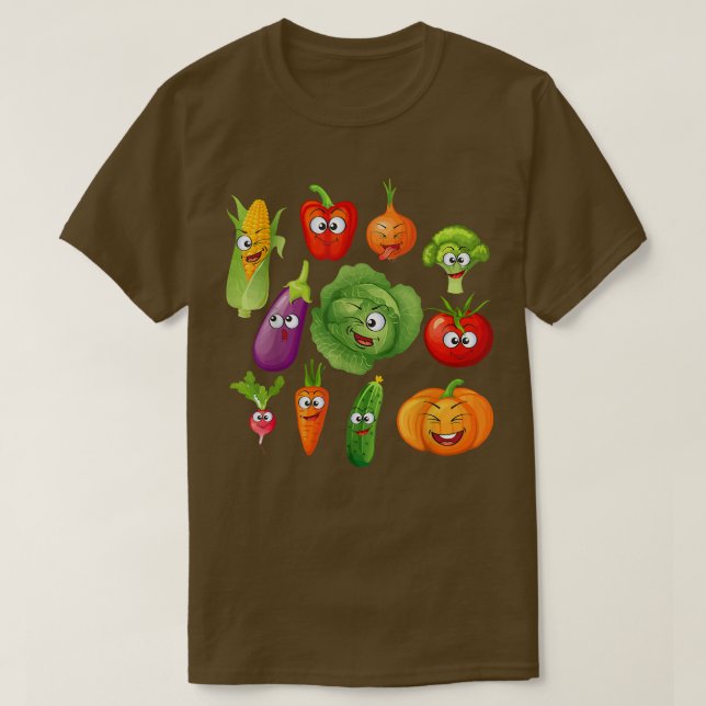 Camiseta Vegan Vegetables Vegggays Vegetariano (Frente do Design)