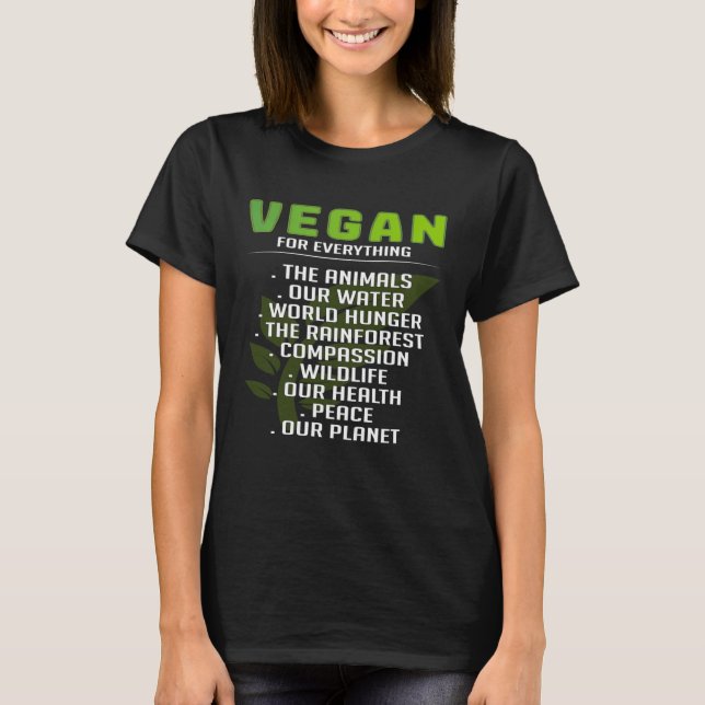 Camiseta Vegan Vegetarian Diet Healthy Comida 4 (Frente)