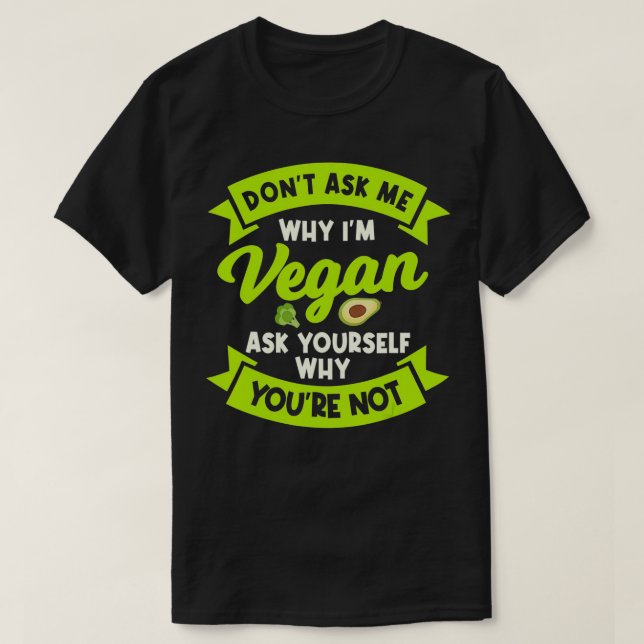 Camiseta Vegan Vegetarian No Meat Diet Based Lifestyl (Frente do Design)