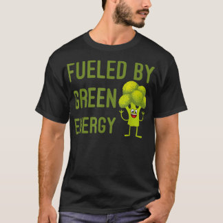 Camiseta Vegan Vegetarian Veggggies Alimentados Por Energia