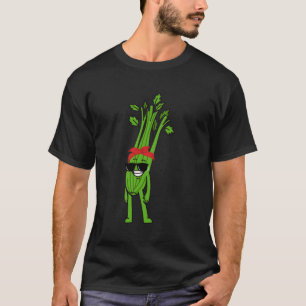 Camiseta Vegan Vegetarian Veggie Sumo Orgânico Aipo