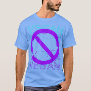 Camiseta Vegan Vegetarian Vegism Retro T-Shirt