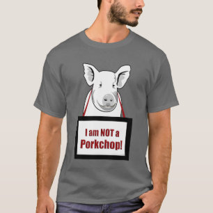 Camiseta Vegan Vegetariano Não Porkchop