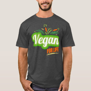 Camiseta Vegan Verde para o Logotipo Vida Go Vegan