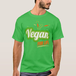 Camiseta Vegan Verde para o Logotipo Vida Go Vegan