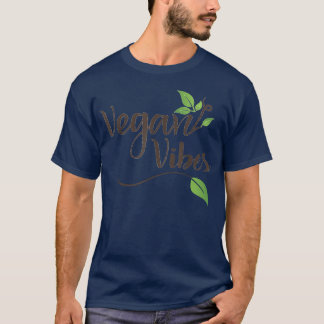 Camiseta Vegan Vibes T Tee Vegetarian Animal Rights Engraça