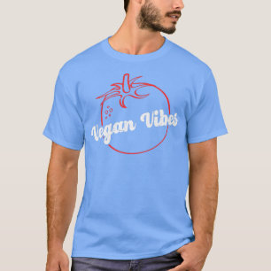 Camiseta Vegan Vibes Tomato, Veganismo Vegetariano