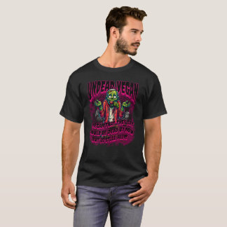 Camiseta Vegan Zombie Halloween morto