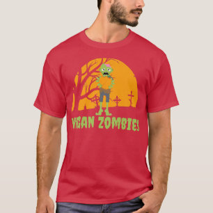 Camiseta Vegan Zombies Fruitarians Vegggies Love Vegetarian