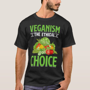Camiseta Veganismo A Escolha Ética Eu Vegano