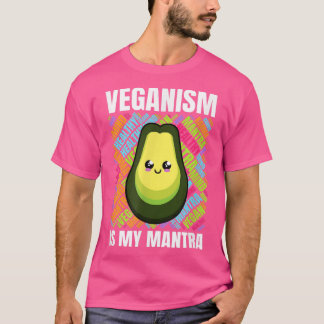 Camiseta Veganismo Bonito É Meu Mantra Avocado
