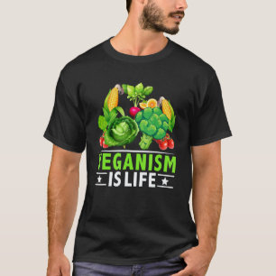 Camiseta Veganismo É Vida Eu Sou Vegano