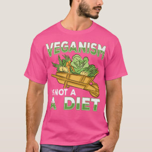 Camiseta Veganismo não é uma dieta Meme Vegan Plant Ve