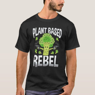 Camiseta Veganismo Rebelde à Base de Plantas
