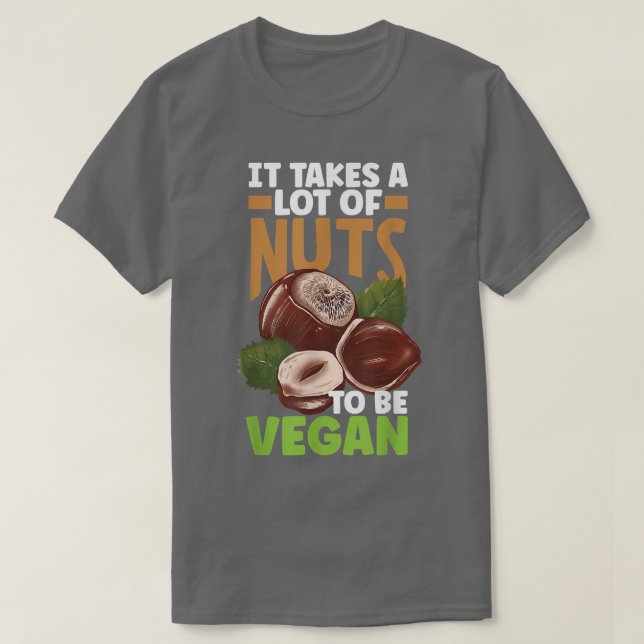 Camiseta Veganismo Vegetariano Leva Muitas Loucos (Frente do Design)