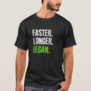 Camiseta Veganismo vegetariano mais rápido e vegetariano af