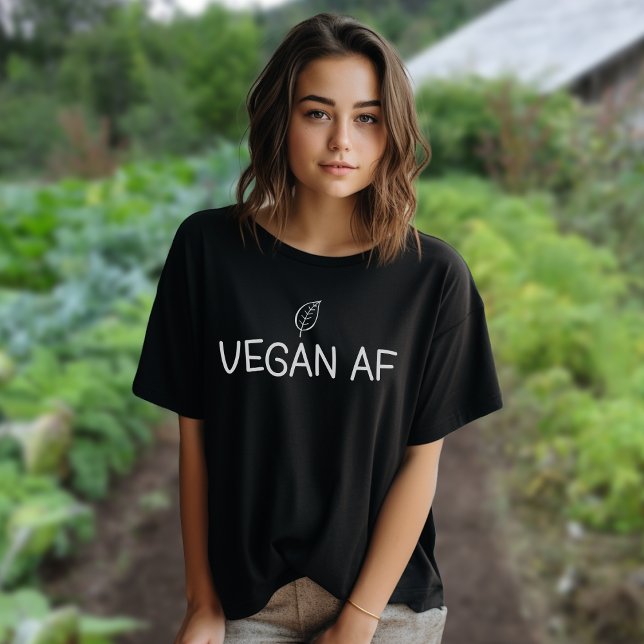 Camiseta Vegano AF Minimalista (Criador carregado)