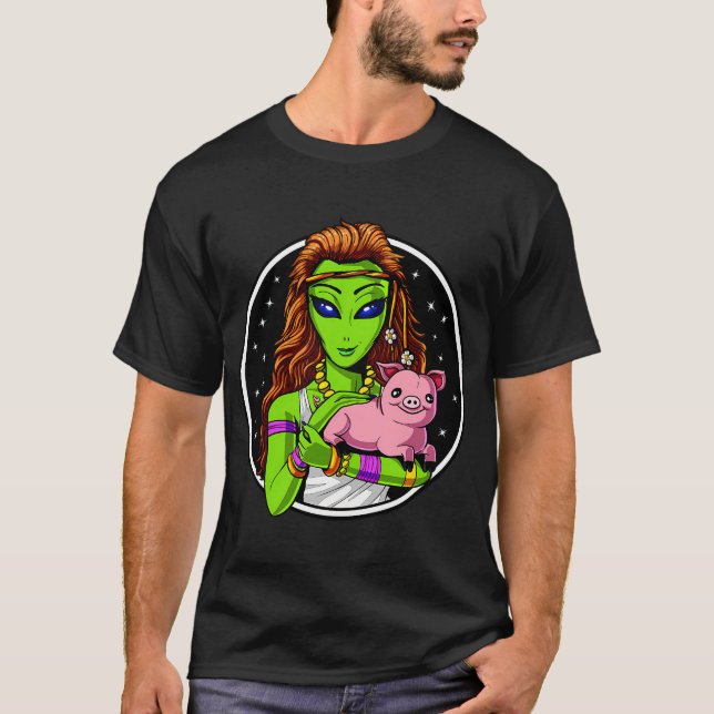 Camiseta Vegano Alien (Frente)