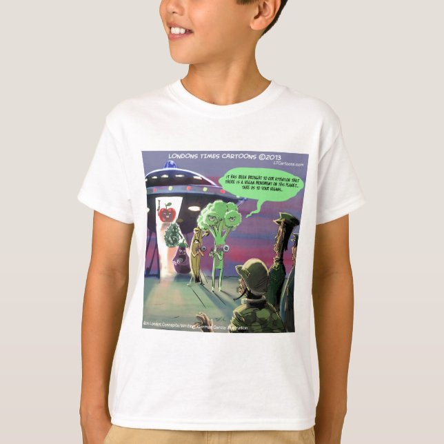 Camiseta Vegano Espaçoso Engraçado (Frente)