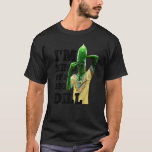 Camiseta Vegano Este É Meu Traje De Pepino É Meio Que Um Gr
