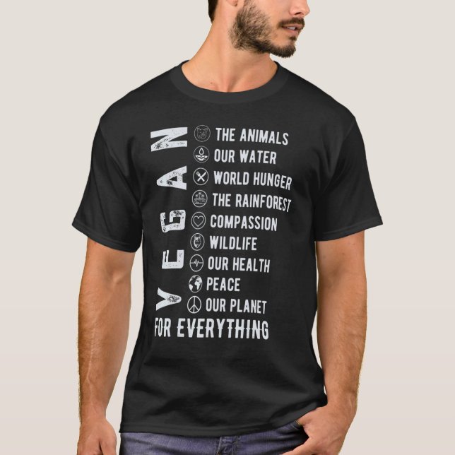 Camiseta Vegano Para Tudo (Frente)