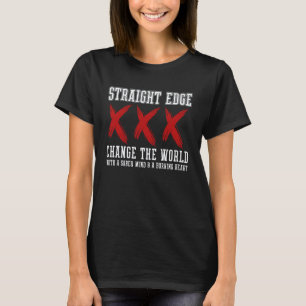 Camiseta Vegano, Punk, Straight Edge