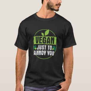 Camiseta Vegano Só Para Te Irritar Veganismo Legume