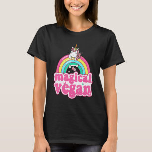 Camiseta Vegano Unicórnio Legumes Arco-íris Wfpb Absolutame