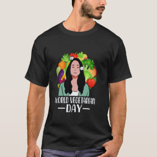 Camiseta Vegano Vegetariano Plantas Veganismo Amante de Ani