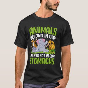 Camiseta Vegano Vegetariano Plantas Veganismo Amante de Ani